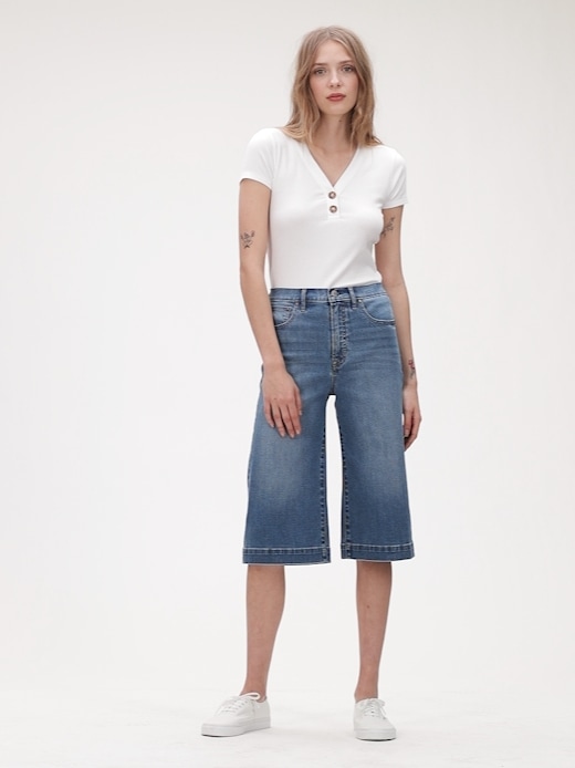 jeans culotte