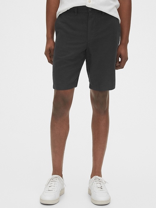 Image number 7 showing, 10" Linen Shorts