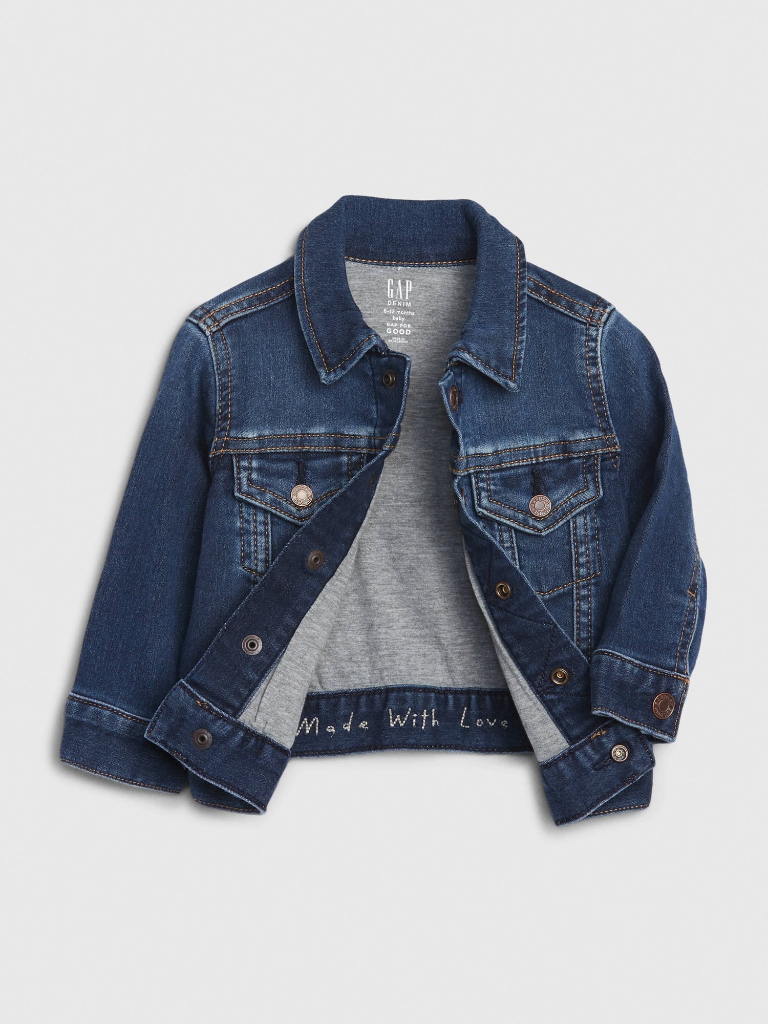 gap blue jeans jacket