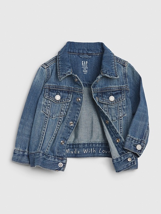 Image number 3 showing, Baby Organic Cotton Icon Denim Jacket