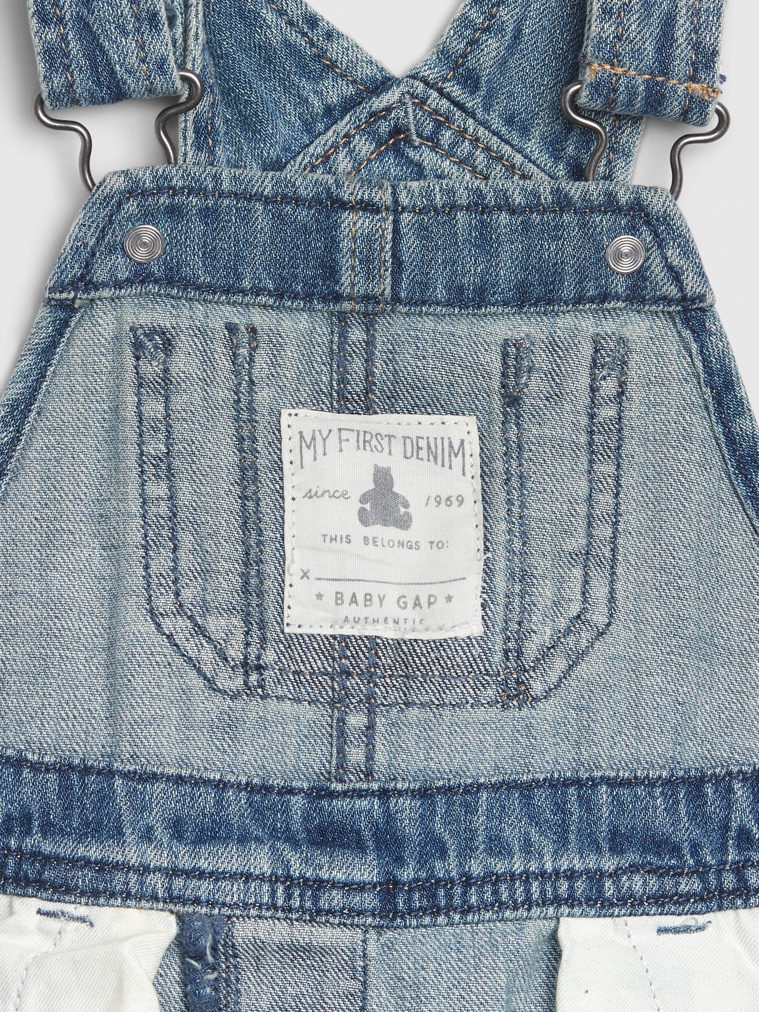 denim baby overalls