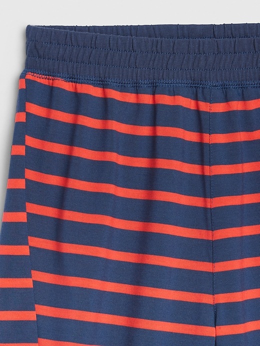 Image number 2 showing, Kids Striped Pull-On PJ Shorts