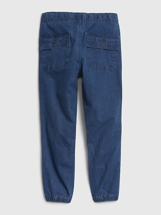 Image number 3 showing, Kids Denim Joggers with Stretch