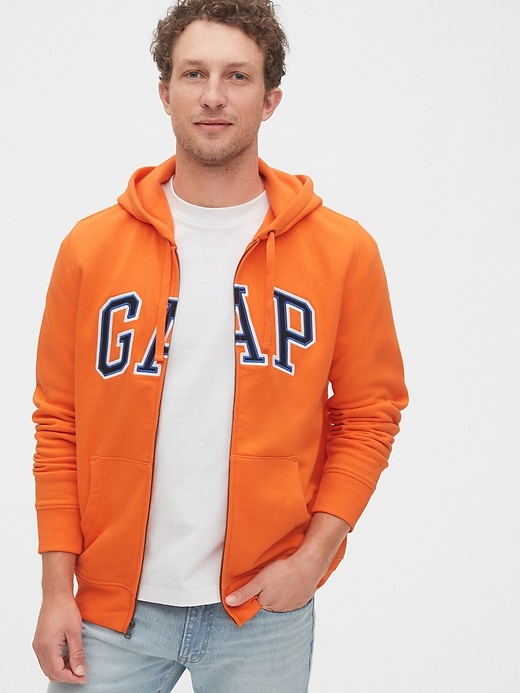 View large product image 1 of 1. Gap Arch Logo Hoodie