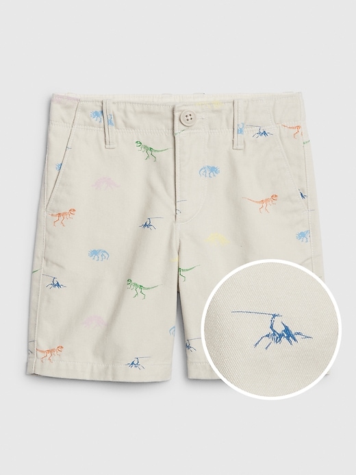 Image number 1 showing, Toddler Dino Twill Everyday Shorts