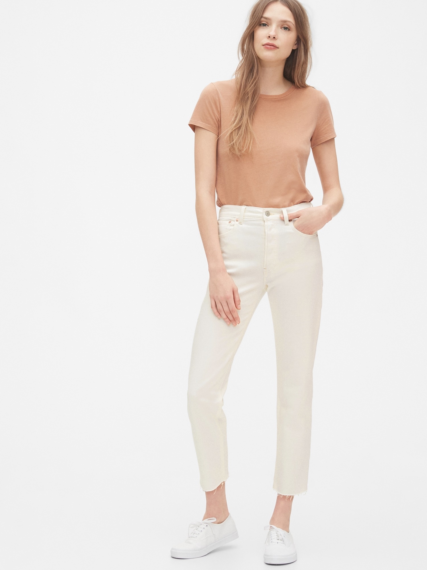 gap raw hem jeans