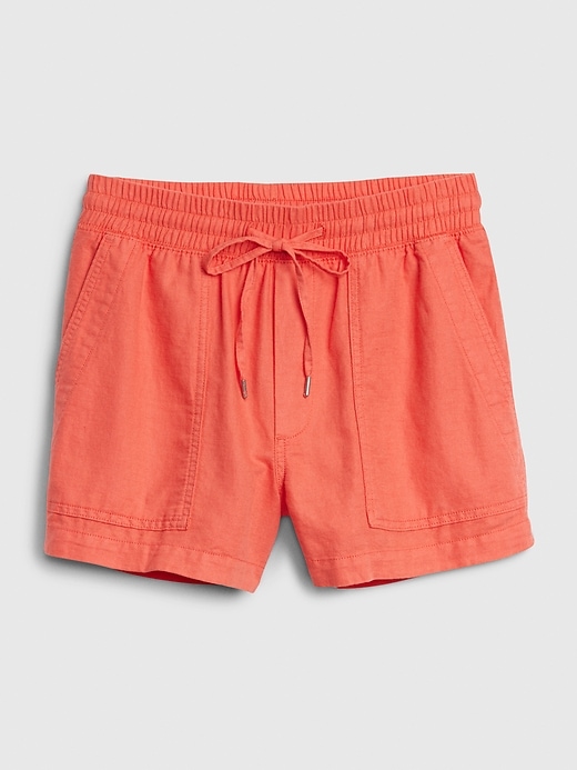 Image number 6 showing, Utility Shorts in Linen-Cotton