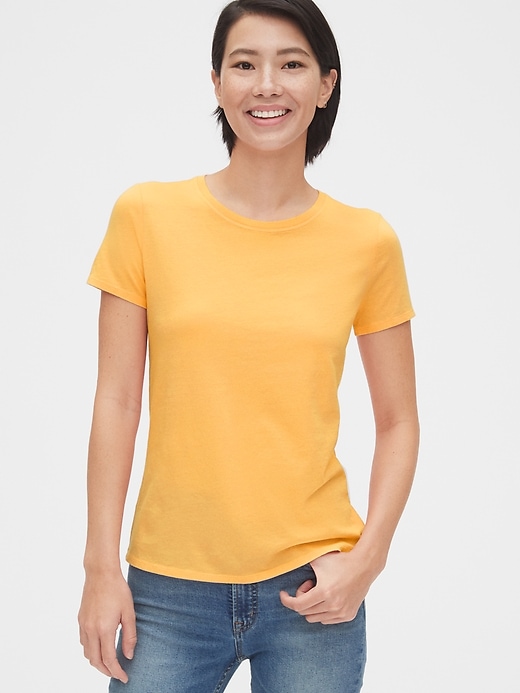1 of 8 showing, with the color kayak yellow of product Vintage Wash T-Shirt