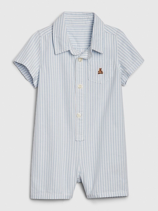 Image number 1 showing, Baby Brannan Bear Oxford Shorty One-Piece
