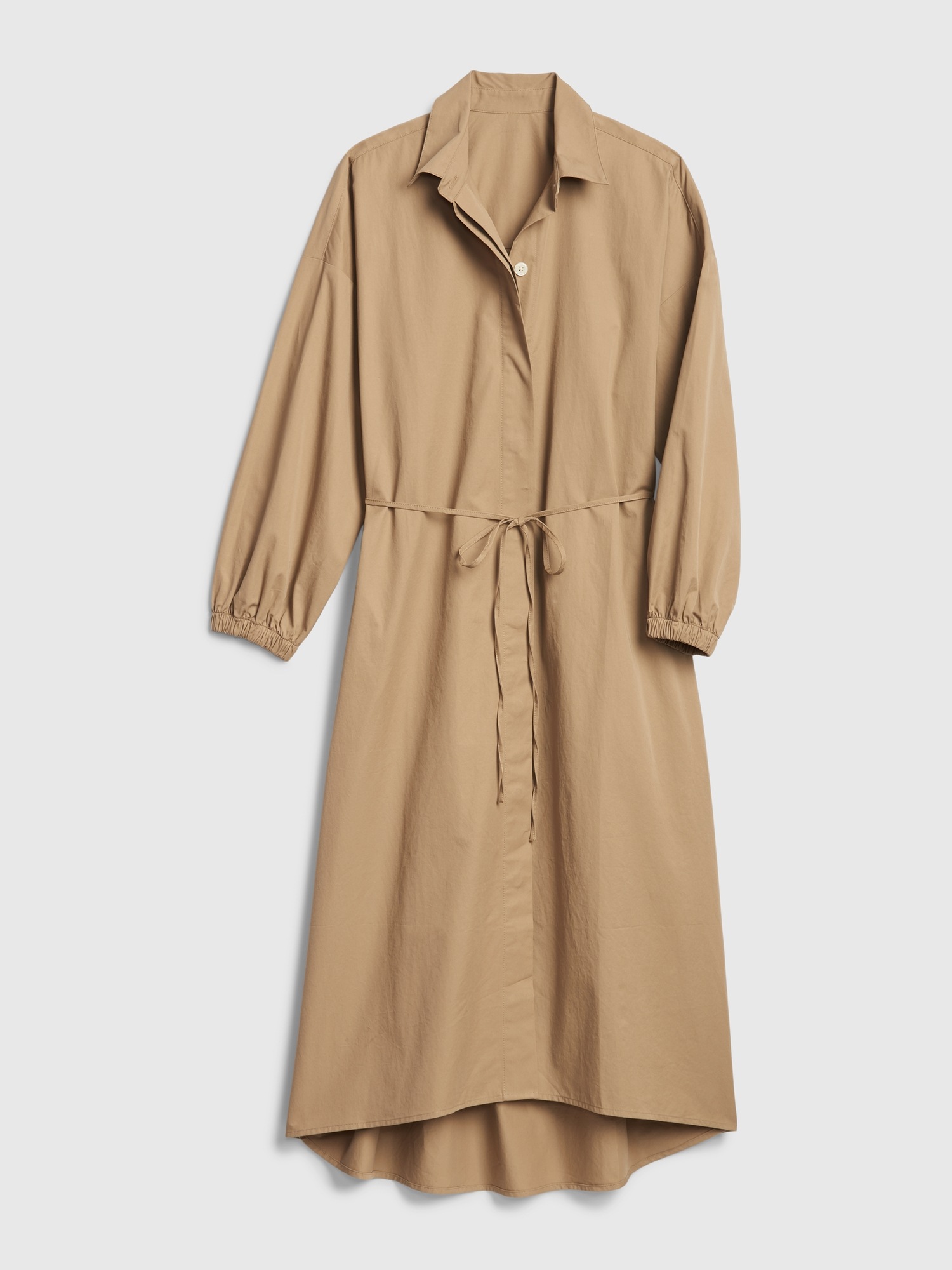 three quarter length sleeve midi dress