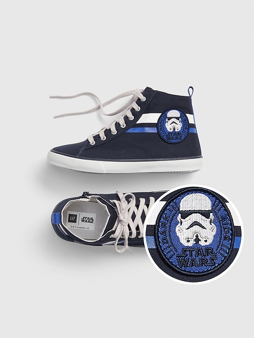 Image number 1 showing, GapKids &#124 Star Wars&#153 Patch Hi-Top Sneakers