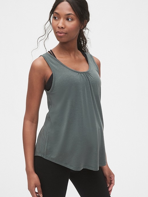 Image number 5 showing, Maternity Breathe Scoopneck Tank Top
