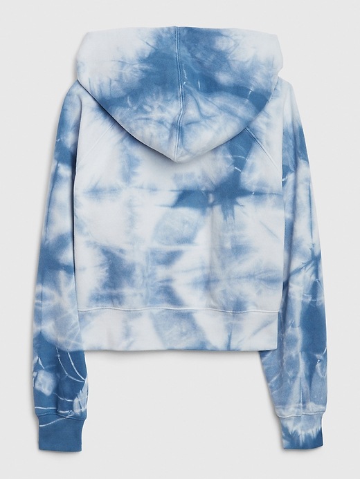 2 of 8 showing, with the color blue tie dye of product Teen Tie-Dye Hoodie