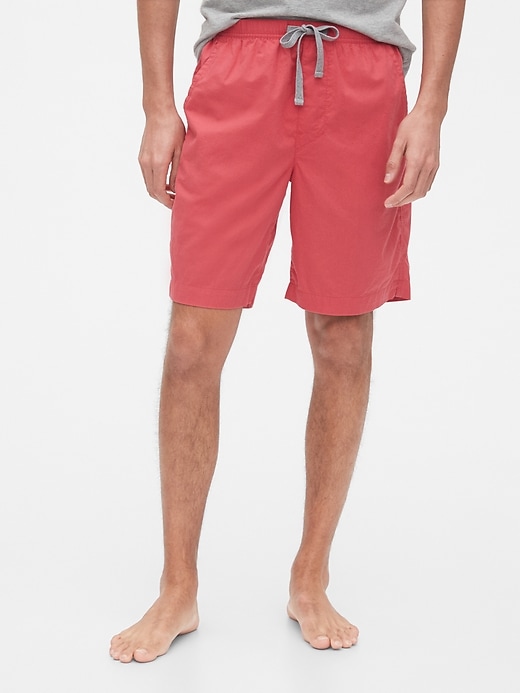 Image number 9 showing, Pajama Shorts in Poplin