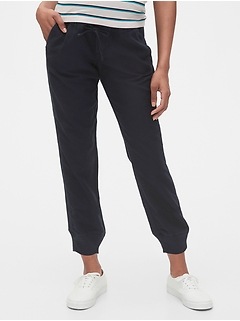 gap linen joggers
