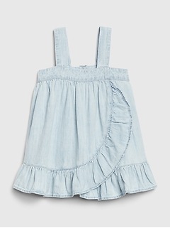 jeans frock for baby girl