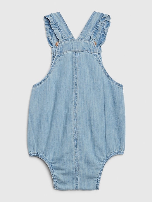 Image number 2 showing, Baby Denim One-Piece
