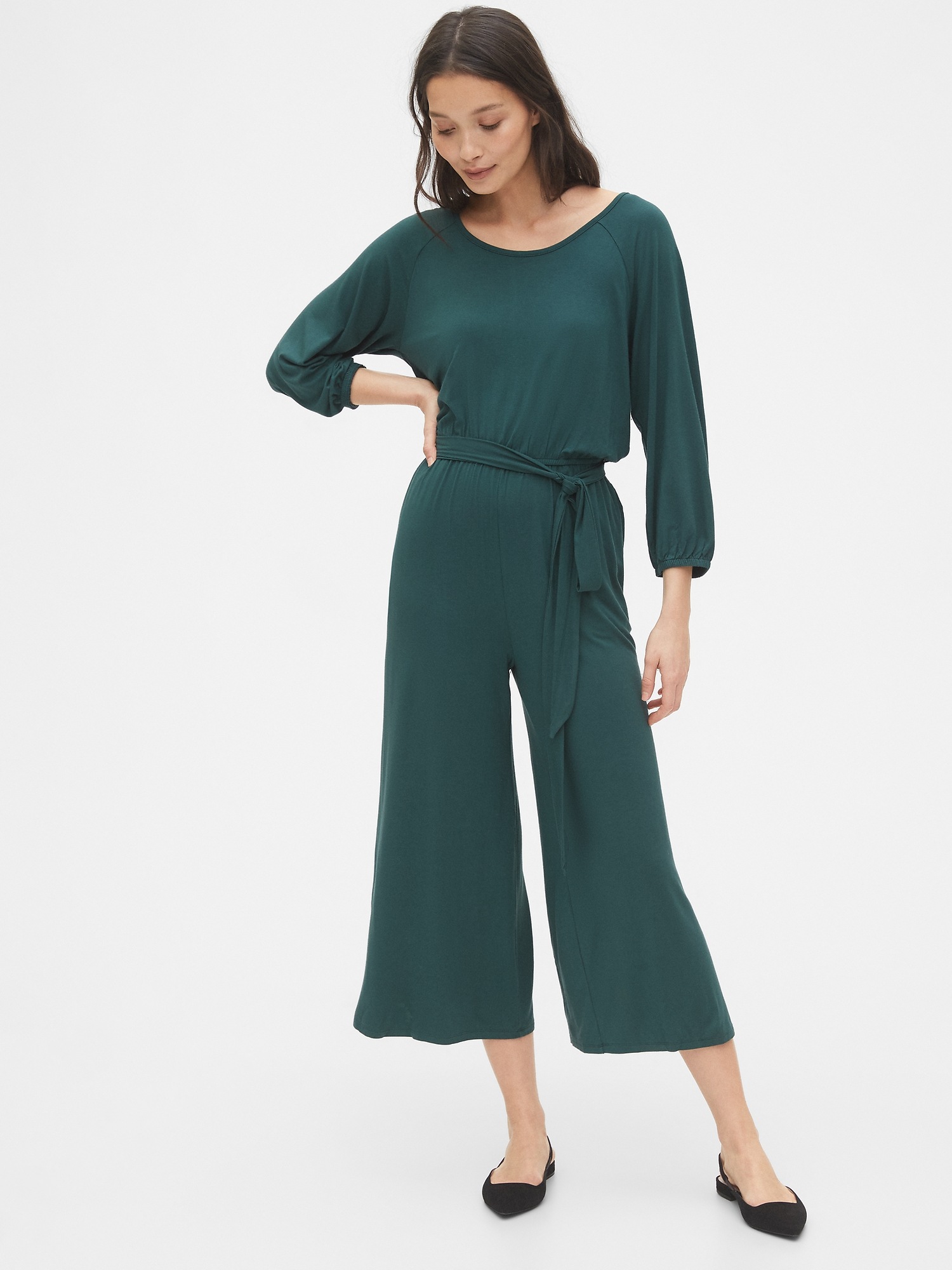 Женские комбинезоны Gap Wide-Leg Jumpsuit