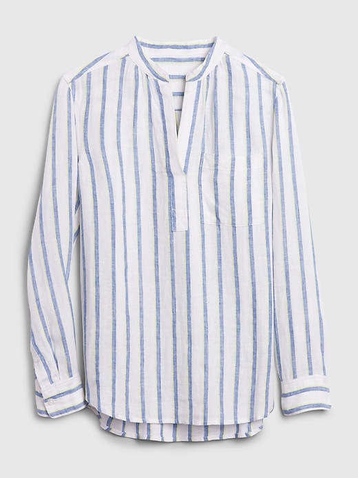 Image number 6 showing, Popover Pocket Shirt in Linen