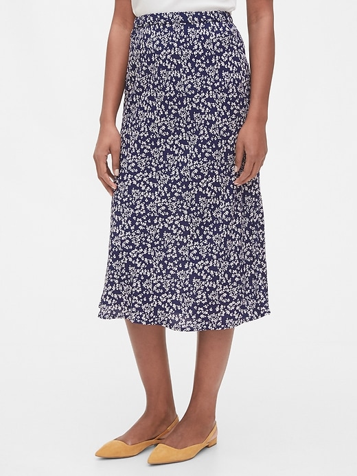 Image number 7 showing, Print Midi Skirt