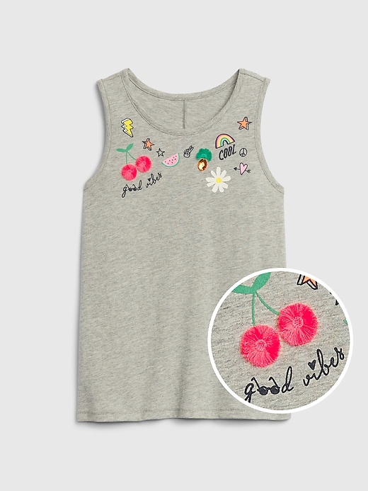 Image number 4 showing, Kids Embroidered Tank Top