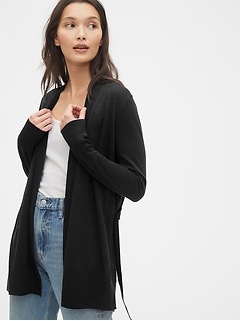gap wrap front cardigan