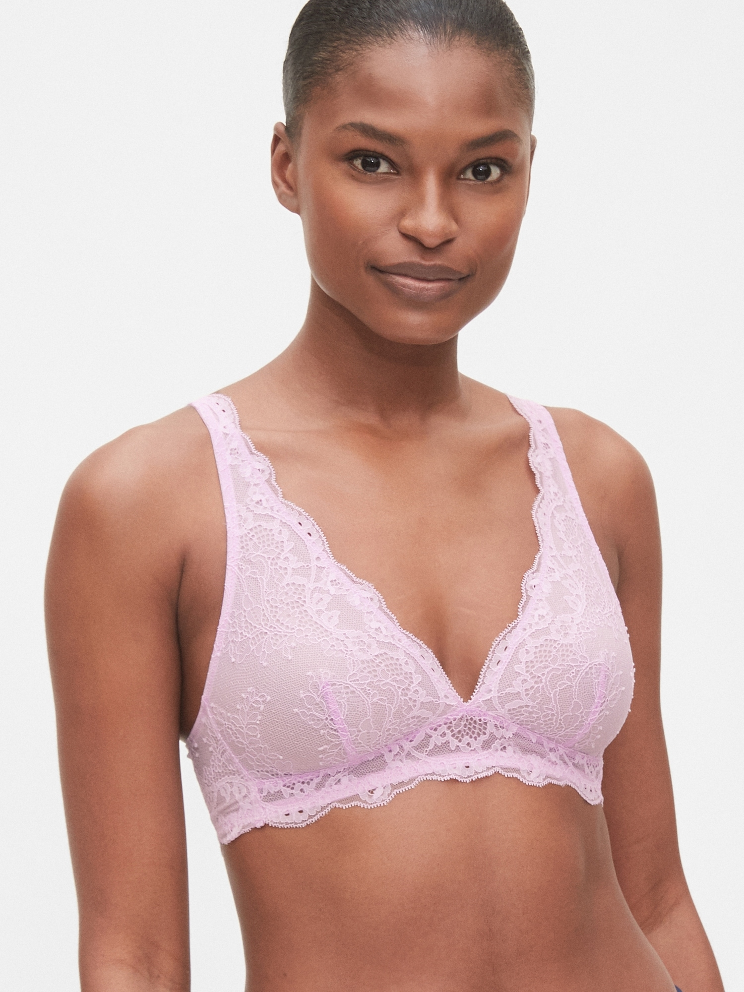 Lace Plunge Bralette