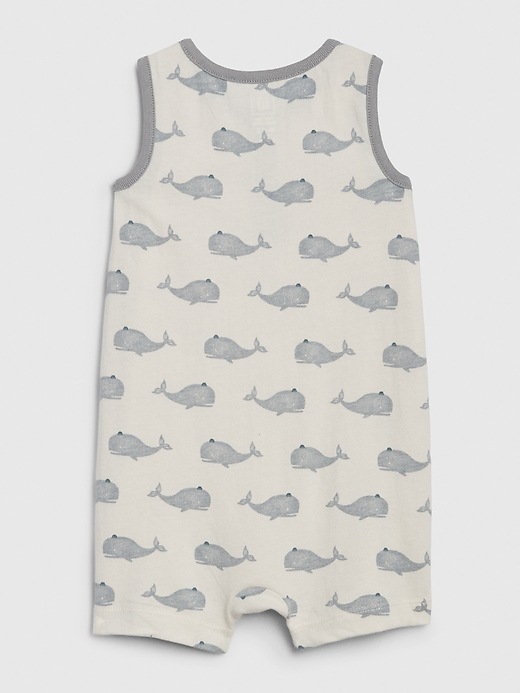 Image number 2 showing, Baby Organic Whale Shorty One-Piece