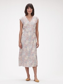 gap denim wrap dress