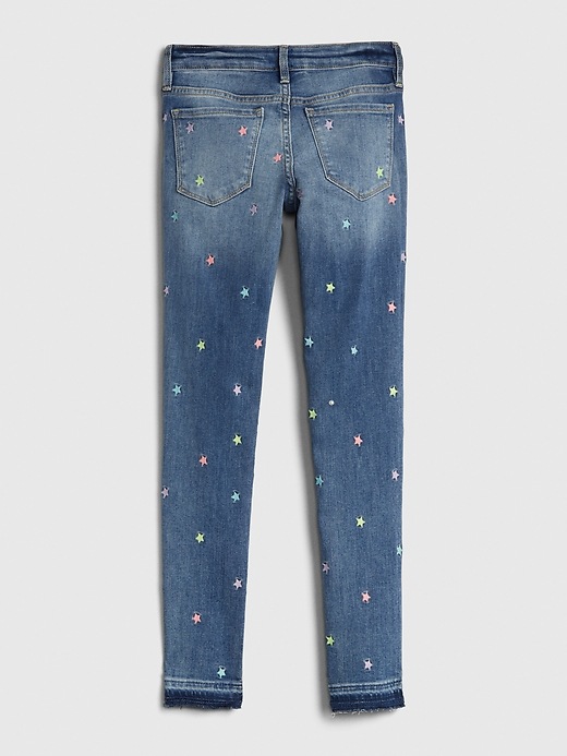 Image number 3 showing, Kids Star Super Skinny Jeans with Stretch