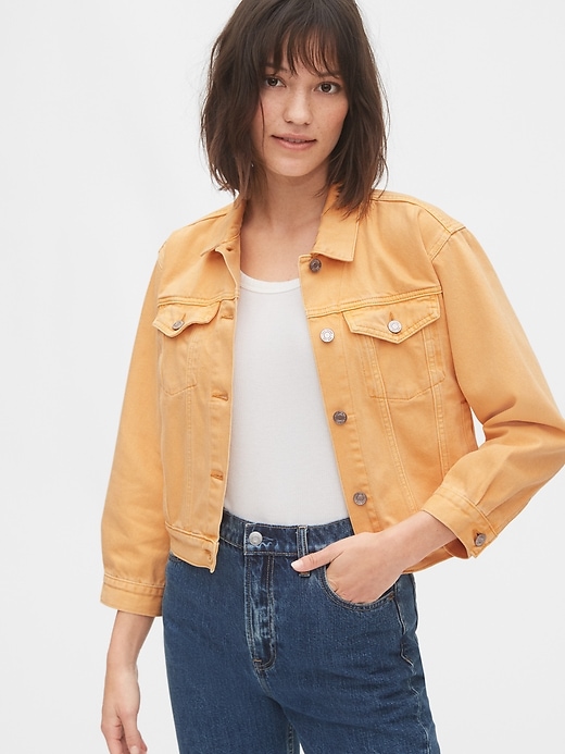 Image number 1 showing, Cropped Icon Denim Jacket