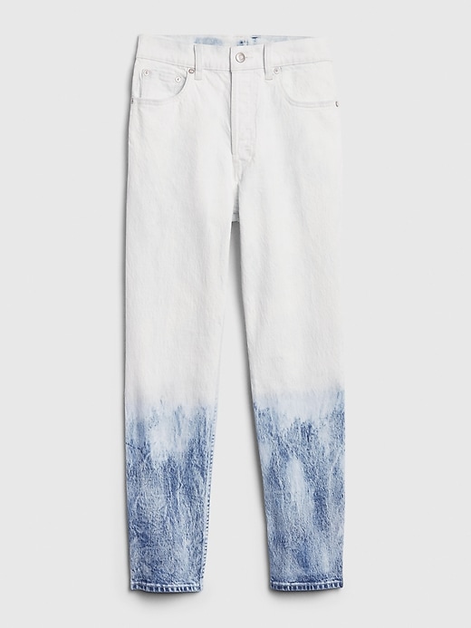 Image number 6 showing, High Rise Bleached Cheeky Straight Jeans