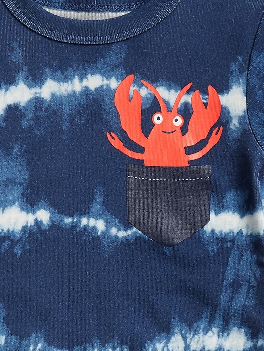 Image number 2 showing, babyGap Lobster Tie-Dye Short PJ Set