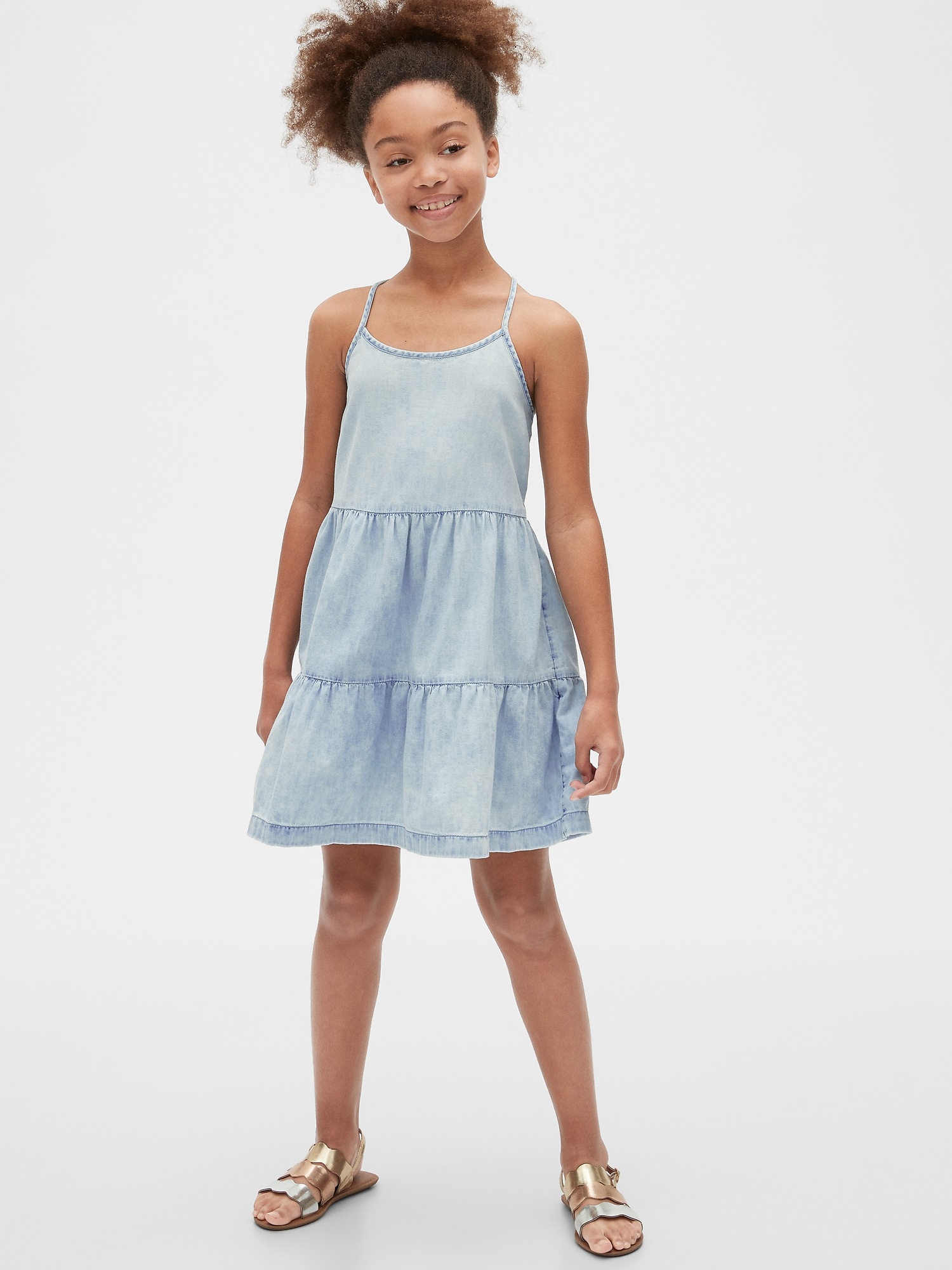 Kids on sale denim frock
