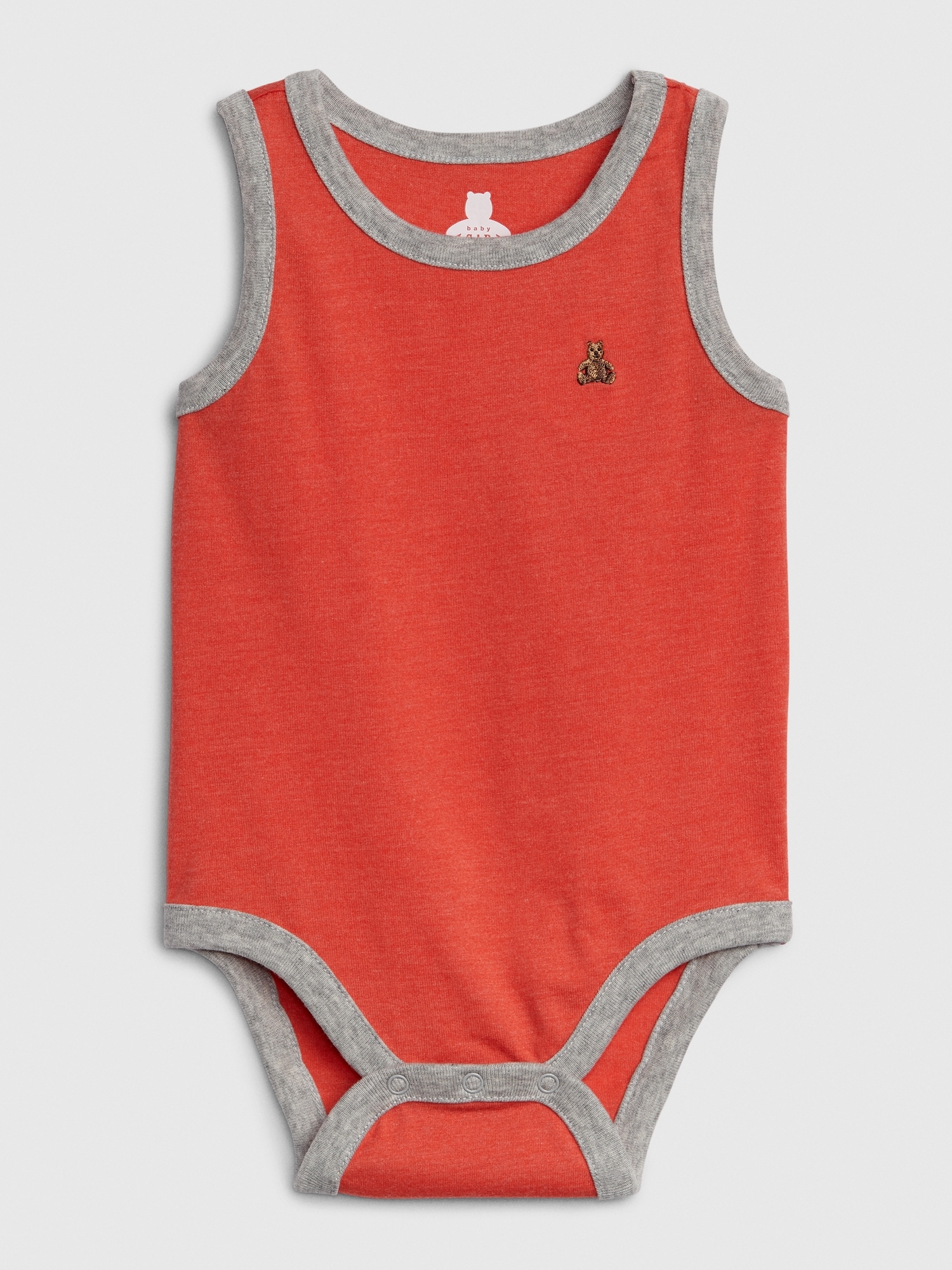sleeveless baby bodysuit