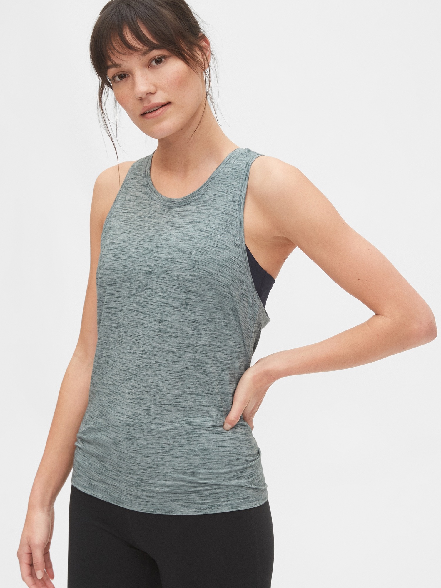 tie back yoga tank