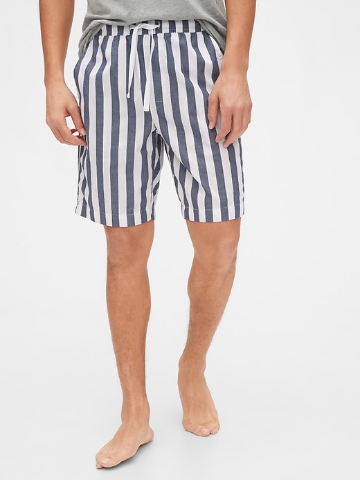 Image number 1 showing, Pajama Shorts in Poplin