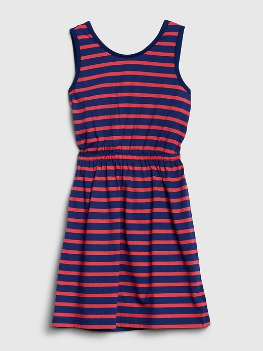 View large product image 1 of 1. Kids Tank Wrap Dress