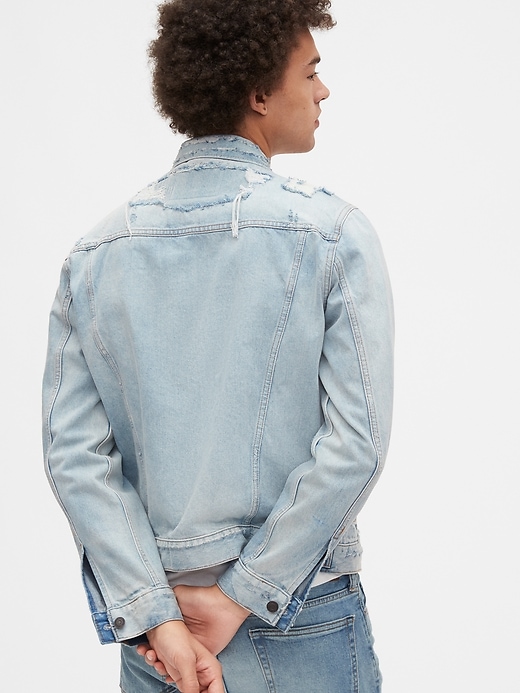Image number 2 showing, Gap 50th Anniversary Destructed Icon Denim Jacket