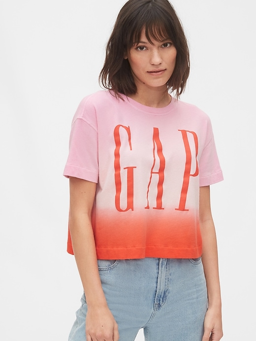 Image number 1 showing, Gap Logo Cropped T-Shirt