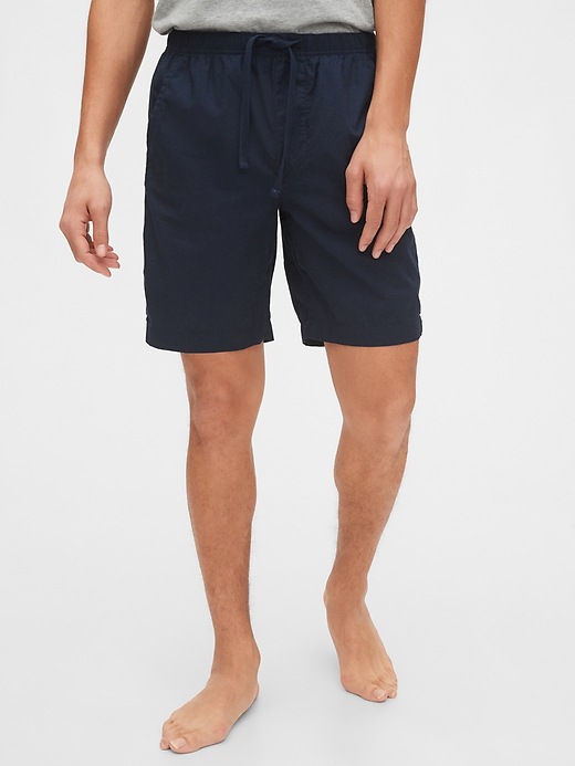 Image number 6 showing, Pajama Shorts in Poplin