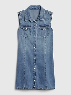 gap kids denim dress