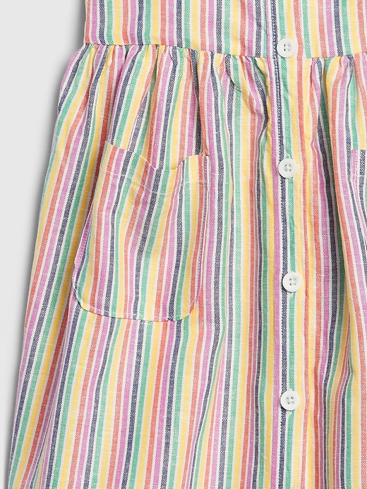 Image number 4 showing, Kids Rainbow Stripe Dress