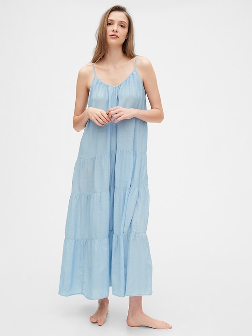Dreamwell Crinkle Dress in Modal-Cotton | Gap