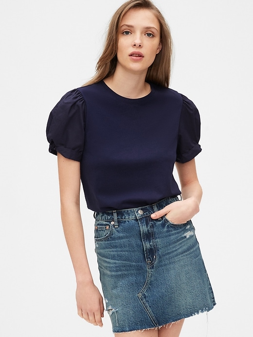 Image number 10 showing, Puff Sleeve T-Shirt