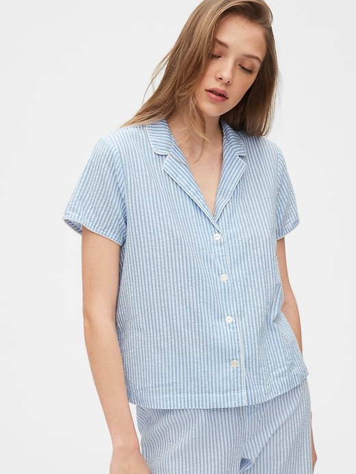 View large product image 1 of 1. Adult PJ Shirt in Poplin