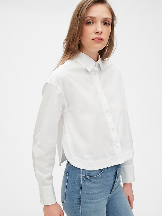 Image number 1 showing, The Cropped Shirt