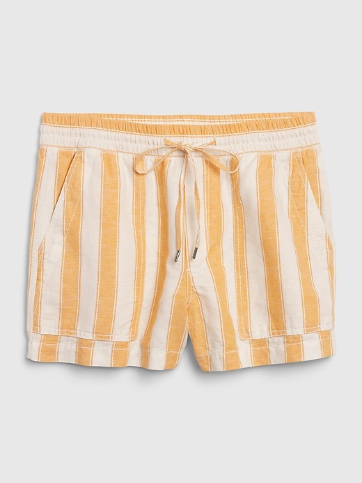 Image number 6 showing, Utility Pull-On Shorts in Linen-Cotton