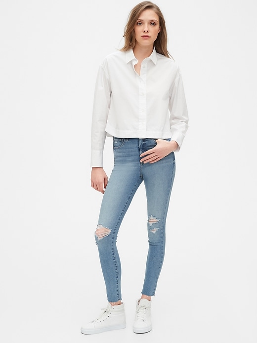 Image number 3 showing, The Cropped Shirt