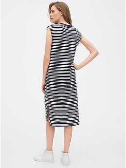 short sleeve midi t shirt dress